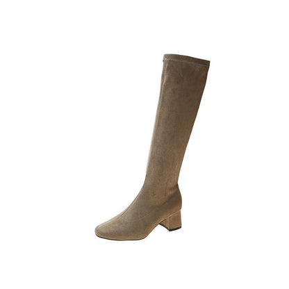 Nahir® | Knee-high boots with a block heel