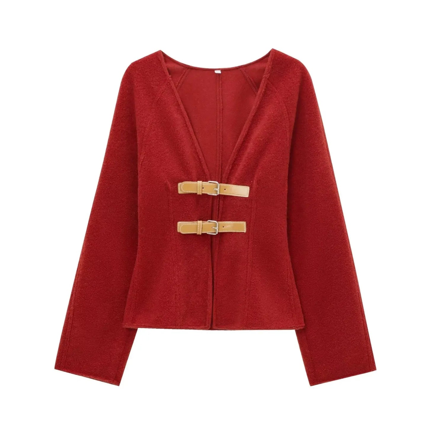 Xochitl® | Vintage wool coat with buckle