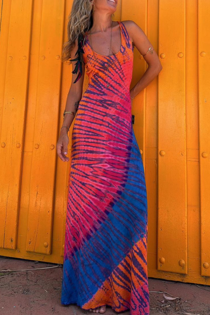 Ximena® | Stretch cross back maxi dress