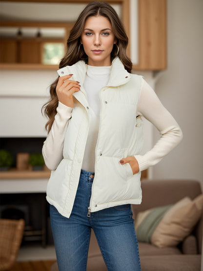 Paola® | Vest coat with zip and pockets