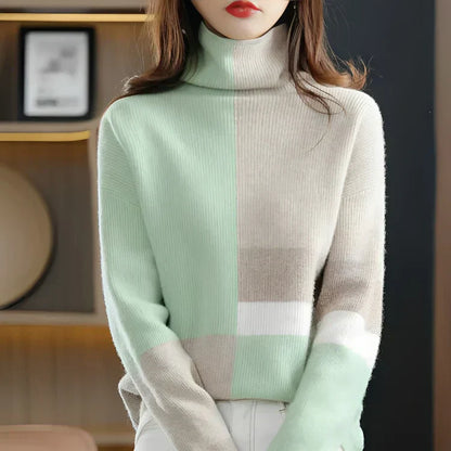 Petra® | soft, warm, contrasting colors sweater for women