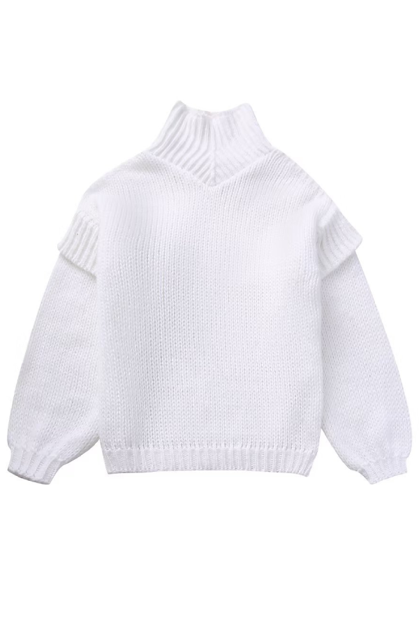 Zoe® | Loose turtleneck sweater with long sleeves