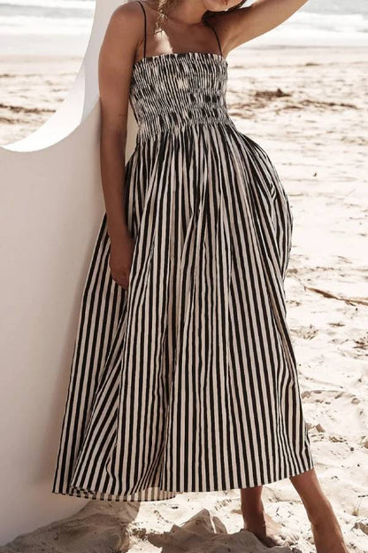 Zoe® | Elegant dress with zebra stripes