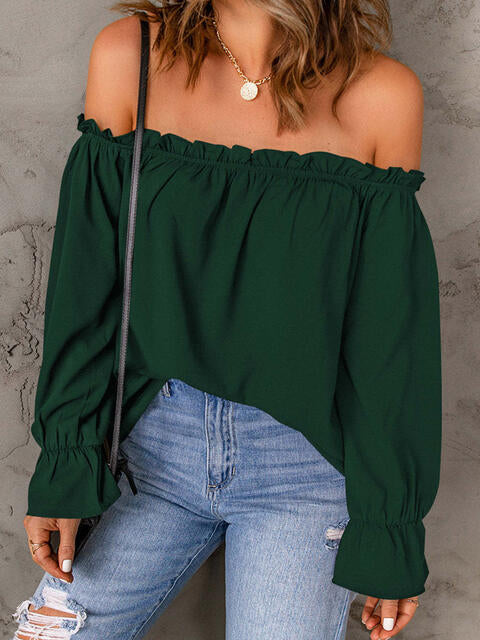 Tallulah® | Off-the-shoulder blouse with flounced sleeves