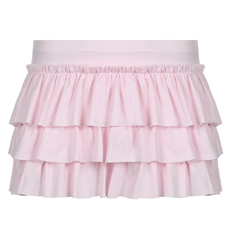 Pilar® | Mini skirt with a bow at the hip in light pink