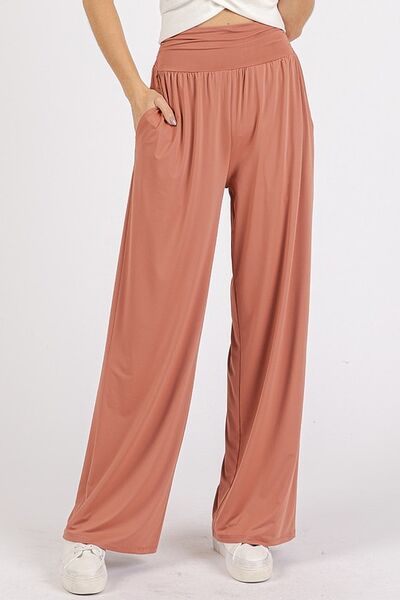 Silvana® | Wide leg trousers with elasticated waist and pockets