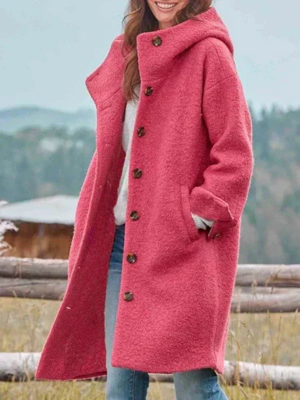 Alessandra® | Elegant long winter coat