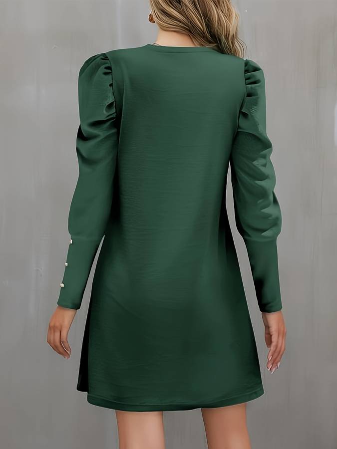 Willa® | Elegant dress with trendy puff sleeves