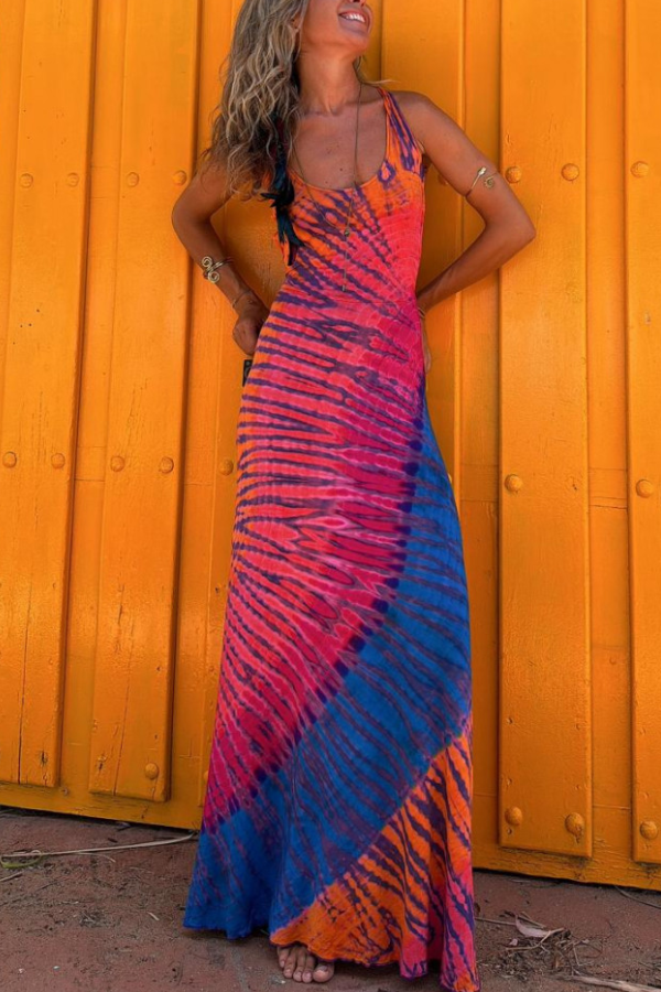 Ximena® | Stretch cross back maxi dress