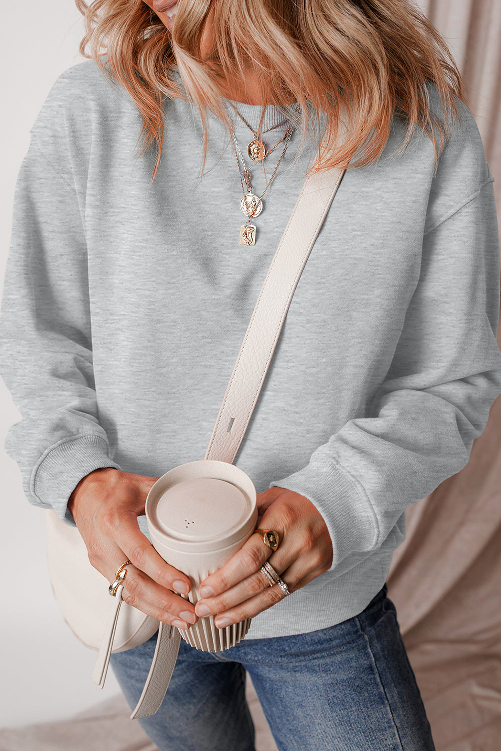 Agneta® | Classic and simple fleece sweater