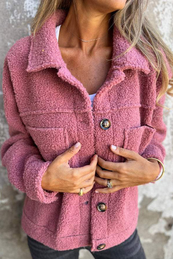 Amalia® | Cozy winter coat with side pockets for women