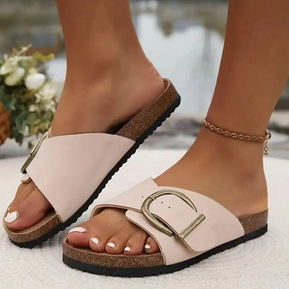 Layla® | Women's sandals with a large buckle