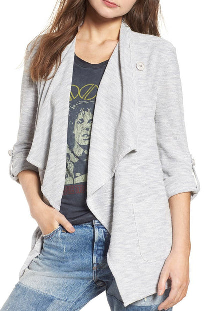 Amelie® | Stylish cardigan with a draped front