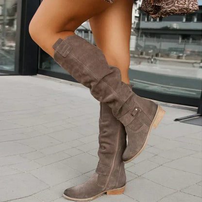 Viviana® | Trendy knee-high slouch boots for women