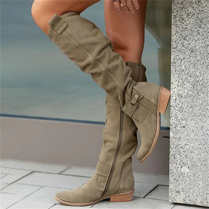 Viviana® | Trendy knee-high slouch boots for women