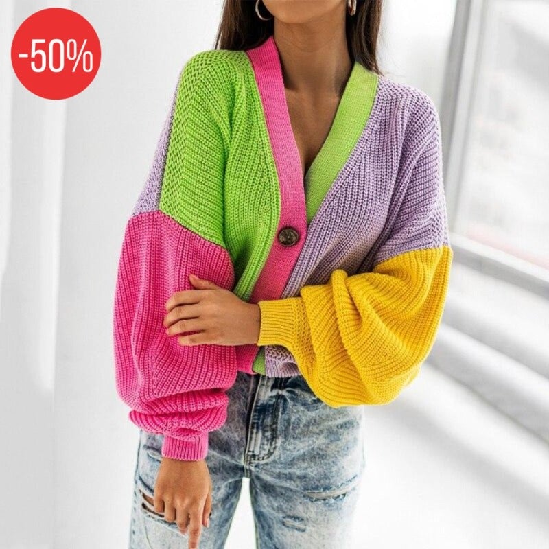 Zara® | Colorful knitted cardigan