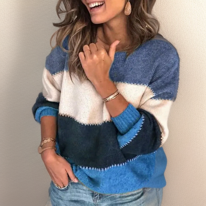 Priscila® | Cozy striped luxury sweater