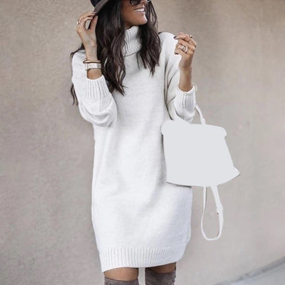 Vera® | Fur knit dress