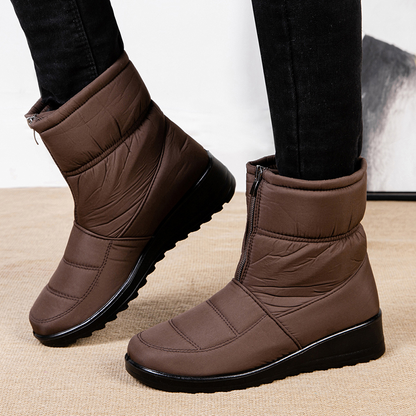 Yoselin® | Women's waterproof winter boots with zip