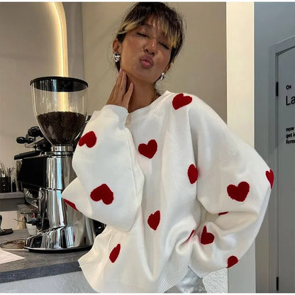 Yolanda® | Love heart sweater