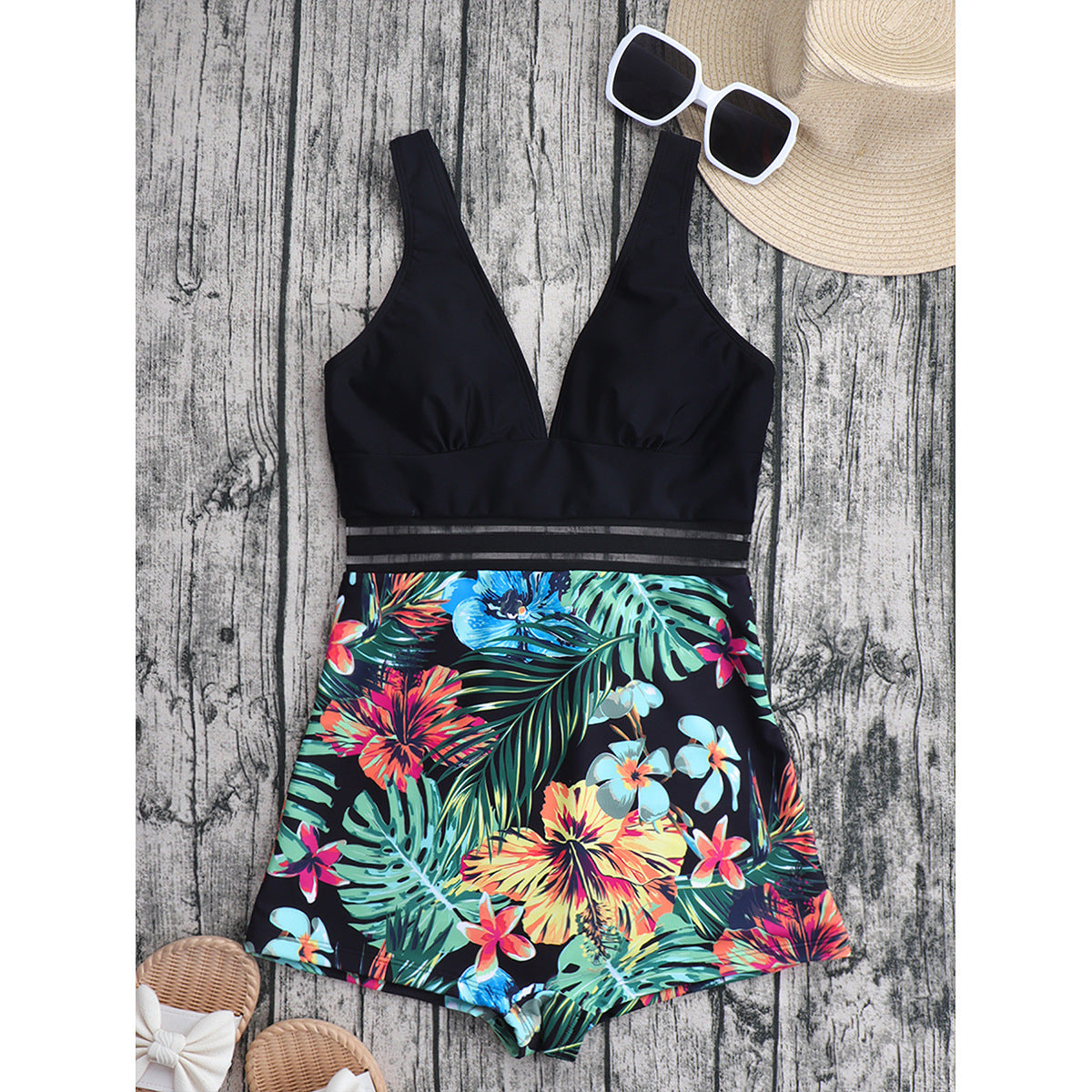 Vera® | Tropical short swimsuit