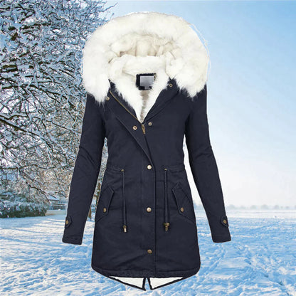 Zelda® | The new plus size parka with hood and fur lining