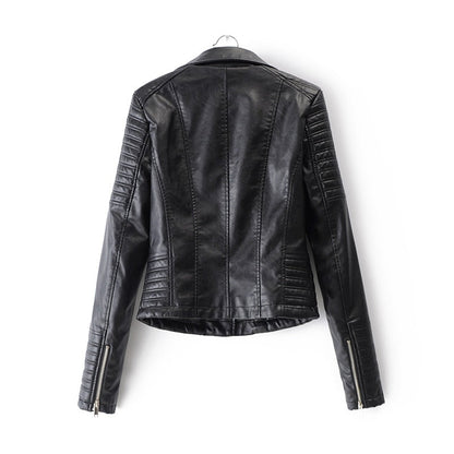 Vespera® | Leather motorcycle jacket for women