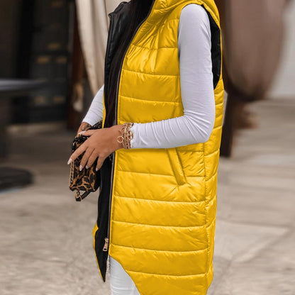 Ula® | Casual quilted vest with hood