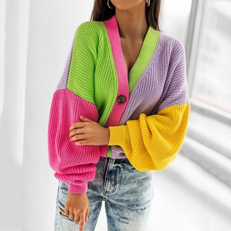 Zara® | Colorful knitted cardigan