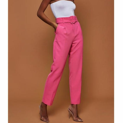 Zulema® | Pants with belt and high waist