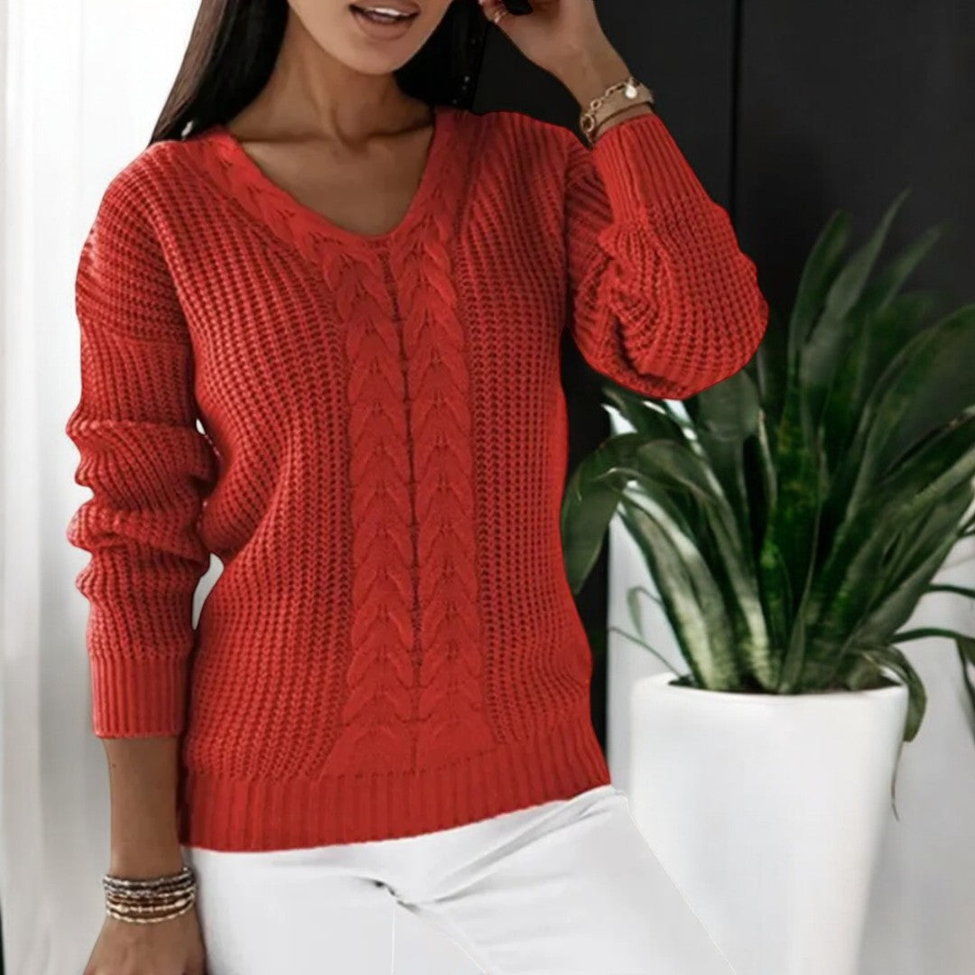 Abigail® | Elegant cable knit sweater