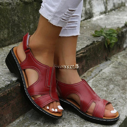 Manuela® | Orthopedic wedge sandals