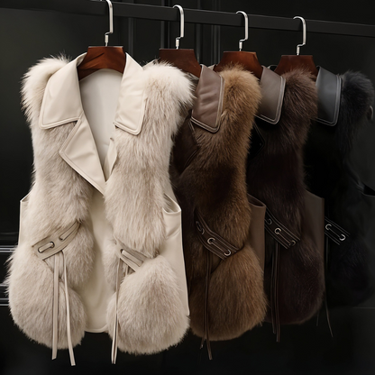 Adelina® | Arctic fur vest