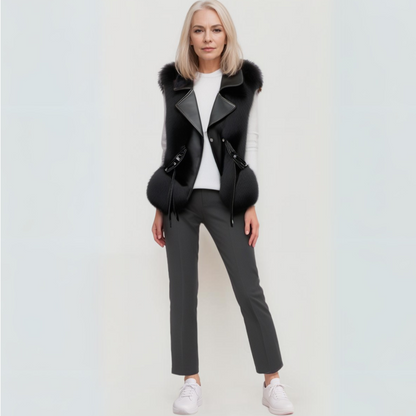 Adelina® | Arctic fur vest