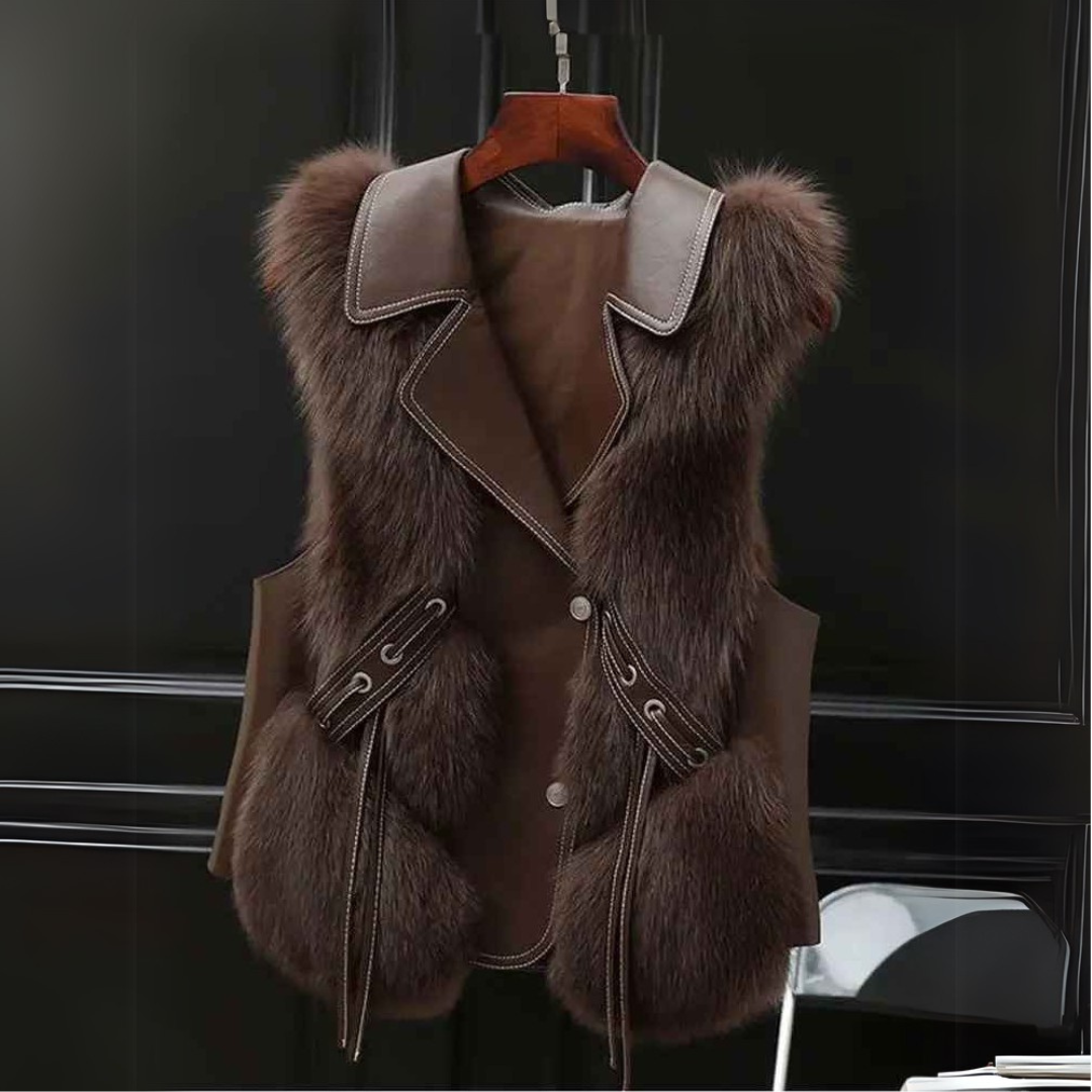 Adelina® | Arctic fur vest