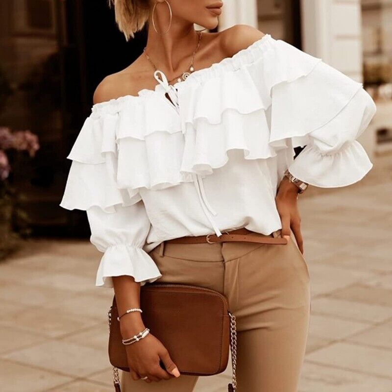 Tania® | Off shoulder layered top