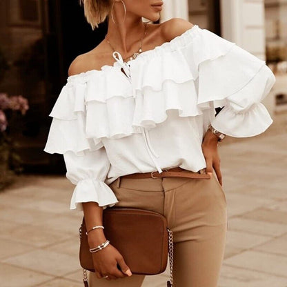 Tania® | Off shoulder layered top