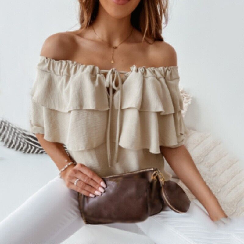 Tania® | Off shoulder layered top