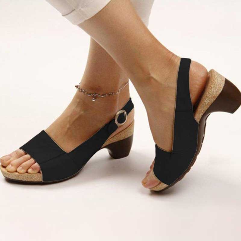 Zahra® | Orthopedic sandals with a comfortable heel