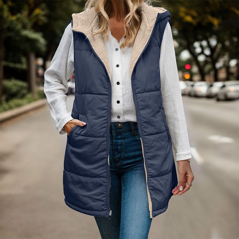 Silvia® | Reversible puffer bodywarmer