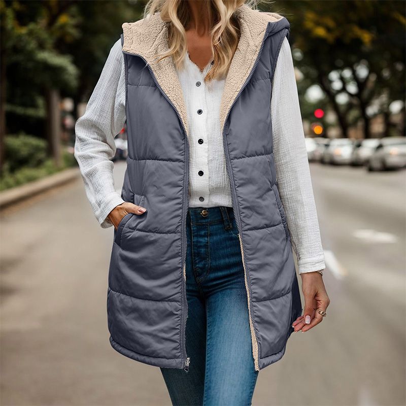 Silvia® | Reversible puffer bodywarmer