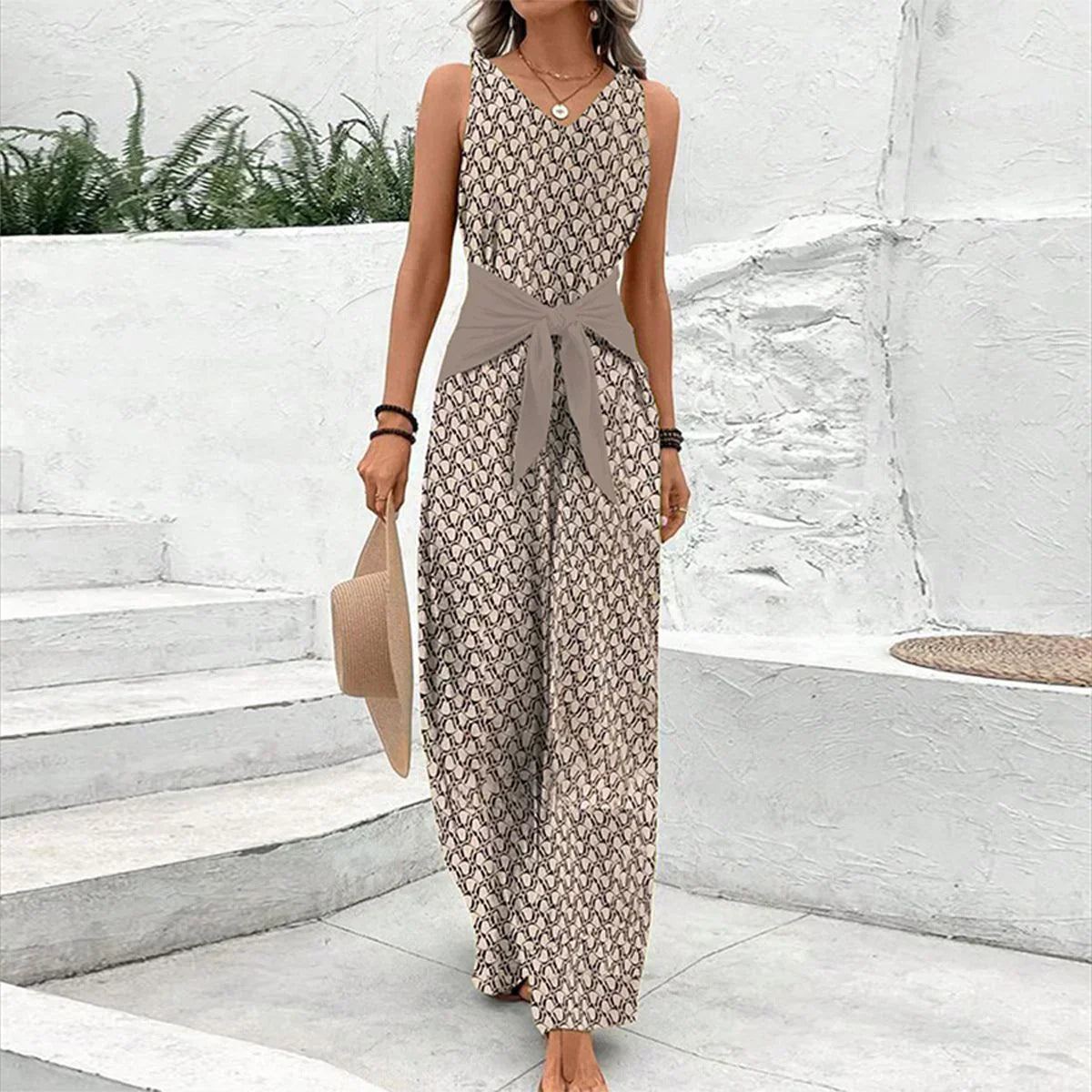 Tiffany® | Elegant jumpsuit made from premium cotton