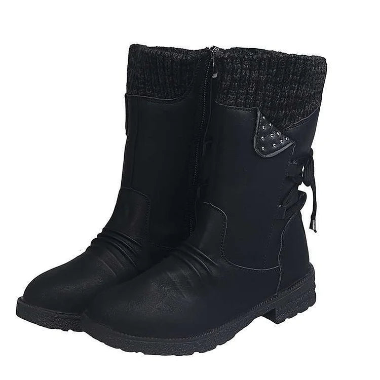 Wilma® | Waterproof leather boots with zip