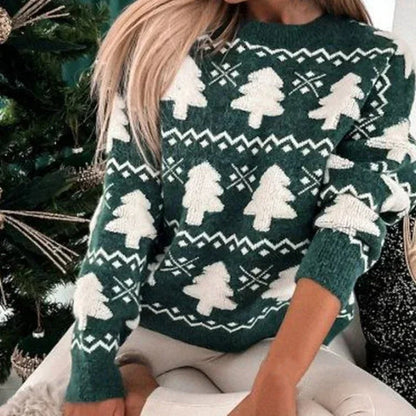 Alma® | Christmas sweater with a Christmas tree motif