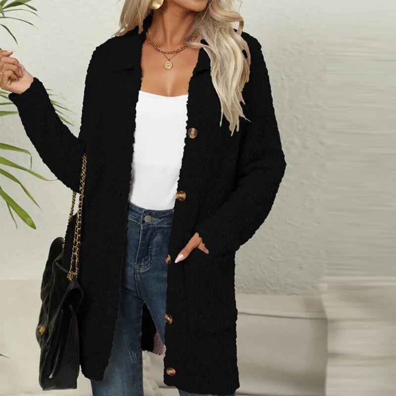 Alicia® | Long cardigan with pockets