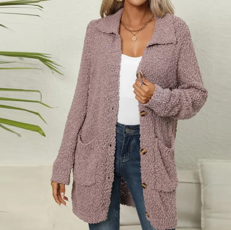 Alicia® | Long cardigan with pockets