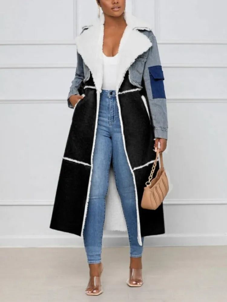 Wilma® | Fashionable versatility Bellas women's denim long coat