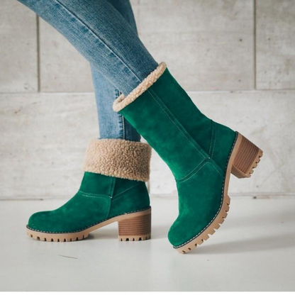 Vera® | Warm winter boots made of suede