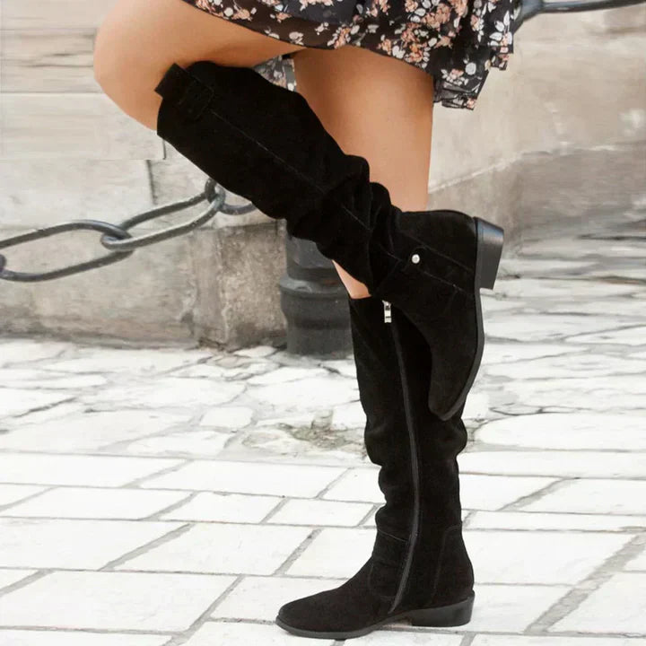 Viviana® | Trendy knee-high slouch boots for women